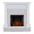 Cheridy 23'' W White/rustic White Electric Fireplace