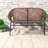 Spacious Patio Sofas, Pe Rattan Iron Frame, Modern Rustic Porch