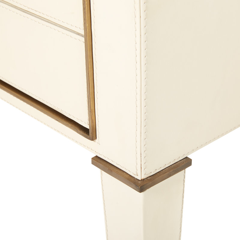 Hunter End Table, Ivory