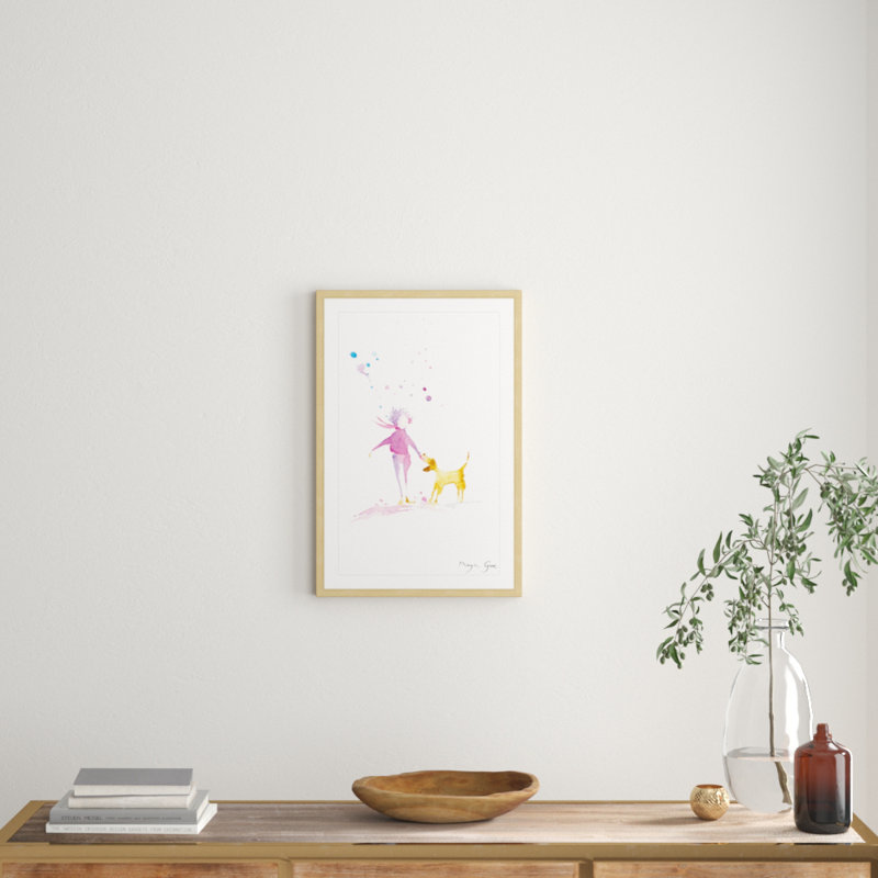 Maya Gur - Single Picture Frame Painting, 61cm H x 41cm W x 3.81cm D