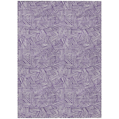 Machine Washable Indoor/Outdoor Chantille ACN2648 Geometric Rug