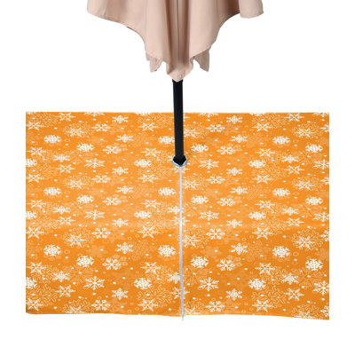 Snowflakes Water Repellent Tablecloth