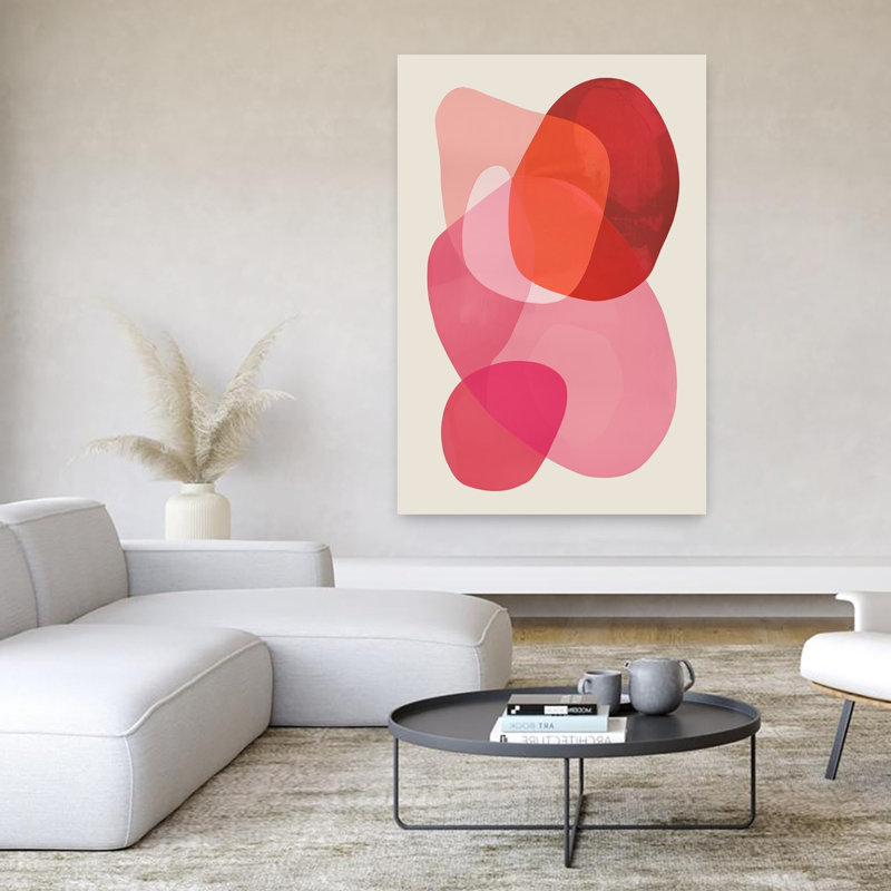 Art mural contemporain abstrait abstrait, H 60 po x l 40 po