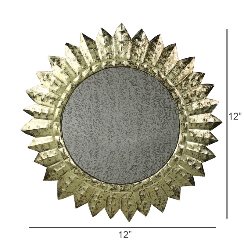 Miroir Starburst Antique, laiton