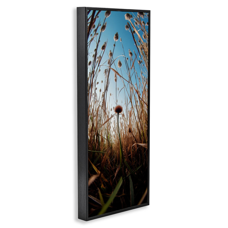 Giclée encadrée Daydream Botanical Meadow, conception par Decent Exposures, H 24 po x l 10 po, Giclée encadrée noir minuit
