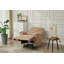 Fauteuil inclinable manuel avec accoudoirs coussinés pour la chambre à coucher et le salon-1130516727