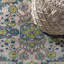 Schifflange Machine Woven Blue/Orange Indoor Rug-1093548160
