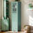 63.8" Freestanding Linen Cabinet With Acrylic Door & Adjustable Shelf & Drawer, Tall Bathroom Cabinet, Wood Storage Cabinet For Living Room Kitchen Office-1996325309