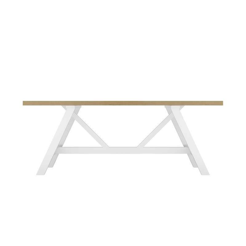 NANTUCKET RECTANGULAR DINING TABLE, Latte, White