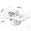 Table basse Mid-Century avec 2 tiroirs Cloud