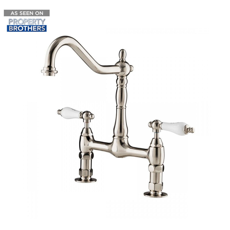 Chevington Kitchen Faucet, Brushed Nickel