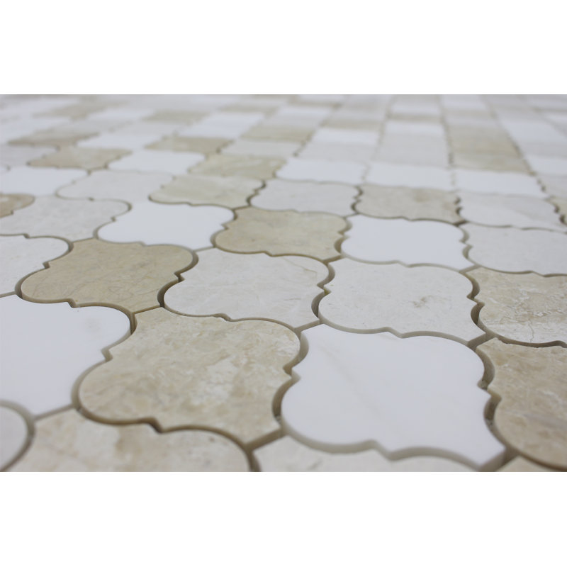 Cordelio 12" x 12" Marble Mosaic Wall & Floor Tile