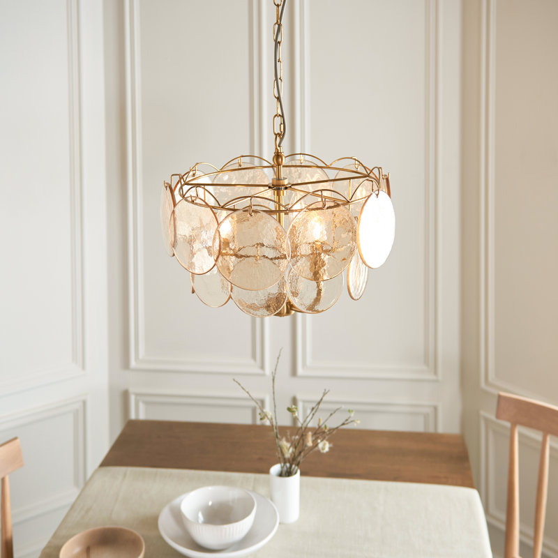 Hallie 3-Light Pendant, 160cm H x 44cm W x 44cm D, 3 Lights