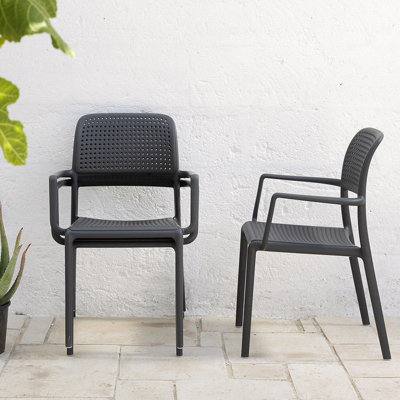 Suri Stackable Outdoor Patio Dining Armchair
