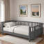 Lit pour enfant à profil bas avec coin arrondi lisse et support en lattes de bois-1432474476-1432474478