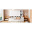 Lit de jour en bois pleine grandeur avec trois tiroirs, armoire tout-en-un, bureau et tablettes-908950203-908950202