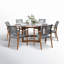 Fleur 6-Person Round Dining Set