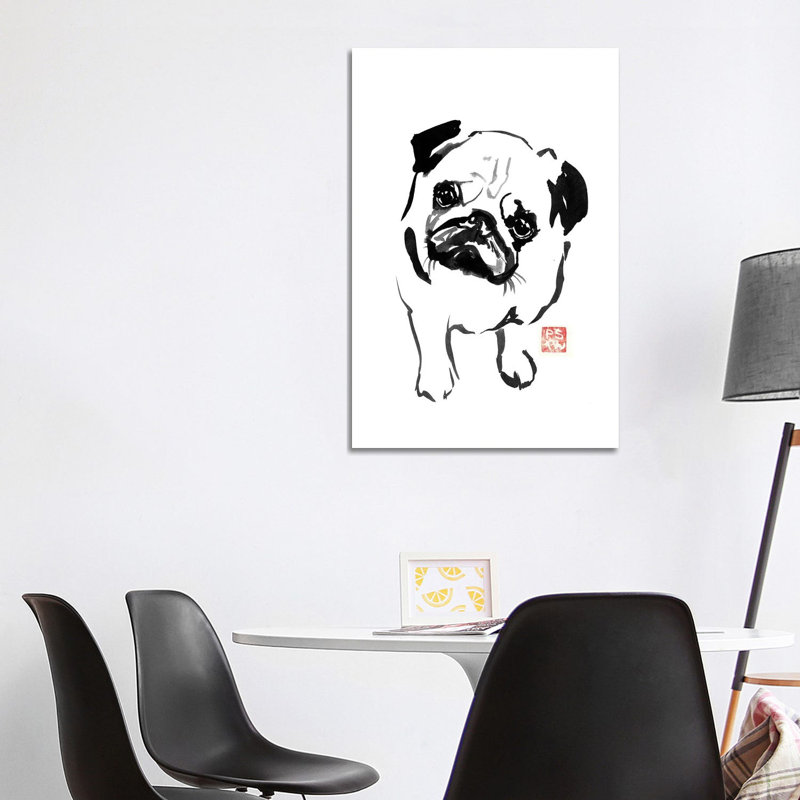 Bulldog I 1 Piece Wall Art on Canvas, 101.6 cm H x 66.04 cm W x 1.91 cm D, Wrapped Canvas