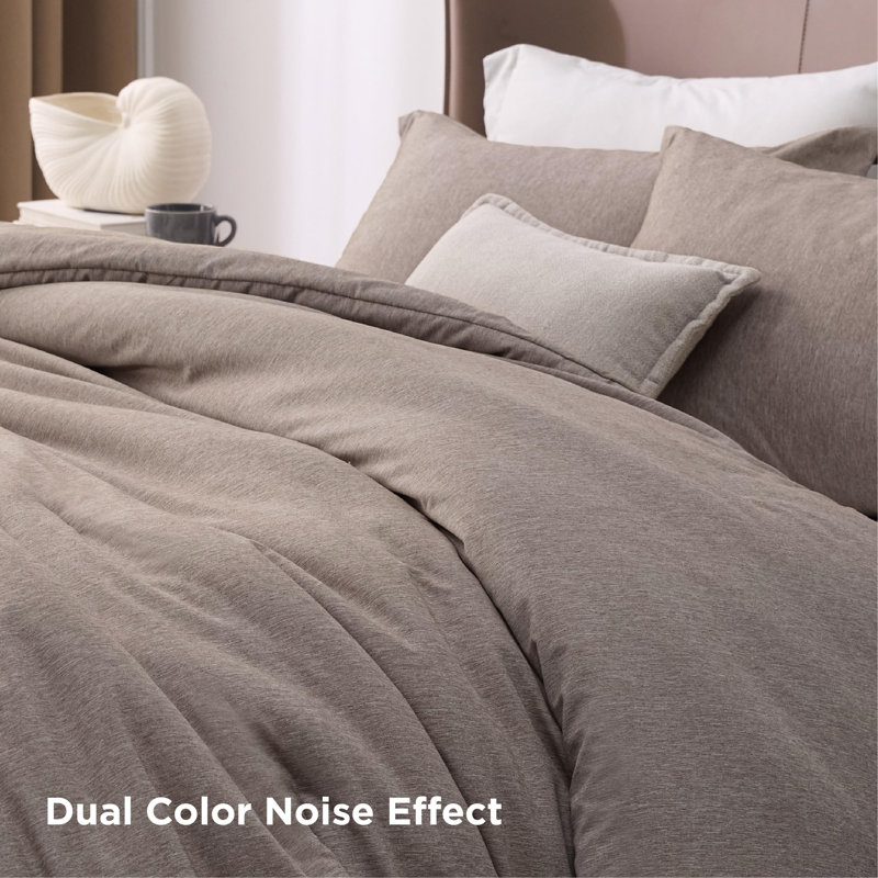 Ensemble de literie Cureic, Édredon très grand super, Kaki