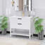Meuble-lavabo simple 36 po avec plateau Anastajia-404009705