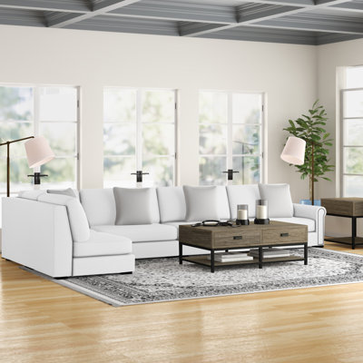 Mosely Upholstered L-Shaped Sectional Left Hand Facing