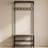 3-tier Shoe Bench Rack - Industrial Storage Shelf With Steel Frame For Entryway, Hallway, And Living Room, Accent Furniture, 12.6 X 31.5 X 70.3 Inches, Greige