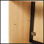 Meuble-lavabo moderne de 24 po avec 2 portes à fermeture douce, beaucoup de rangement, facile d'entretien et fabrication en bois d'ingénierie durable