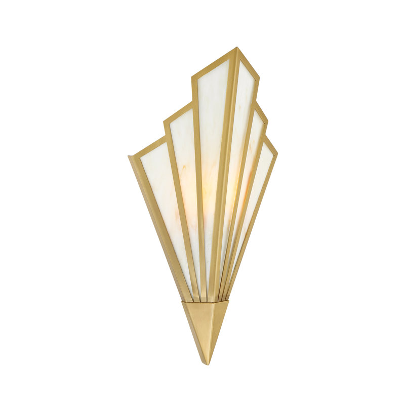 Rivage 1-Light LED Wall Sconce in Brass, Brass