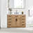 Gavino 48 " W Freestanding Standard 1 Single Vanity Bathroom Vanity With Stone Top-735878091-735878090