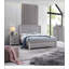 Mobilier de chambre à coucher rustique en bois de 1 lit à panneaux grand lit de style contemporain gris-2066327546-2066327549