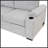 L Shape Couch,Sleeper Sofa Bed,Pull Out Sofa With Storage Ottoman And Two Pillows-293606341