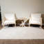 Chaise simple pour intérieur, chaise d'appoint traditionnelle avec structure en bois