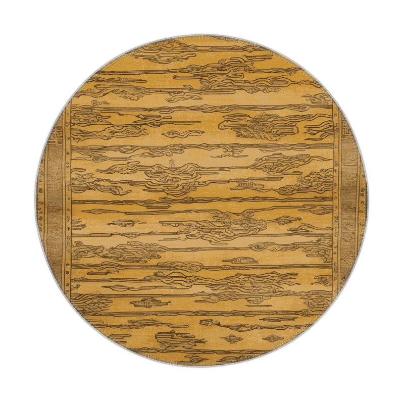 Tapis intérieur et extérieur ArtDeco, Rond 5 pi