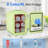 YASHE Mini Fridge for Bedroom, 4 Liter/6 Cans Small Refrigerator, 110V AC/ 12V DC Thermoelectric Cooler and Warmer for Drink Office Dorm Car, Green-116547644