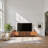 Banvra Mid-Century Modern TV Stand with 4 Storage Cabinets for Living Room-1568100861