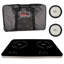 True Induction TI-2C Portable 23 inch Black Ceramic-Glass Induction Cooktop 1750W UL1026 Cert.