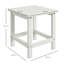 Square Outdoor Side Table , 38cm cm W 38cm cm D
