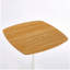 Ensemble de salle à manger 1 + 4,5 pièces, table de salle à manger de style Mid-Century pour 4 à 6 personnes avec plateau en panneau de fibres à densité moyenne, table de salle à manger à piédestal, table basse de loisirs, ensemble blanc-1154498734
