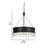 4 - Light Drum Chandelier