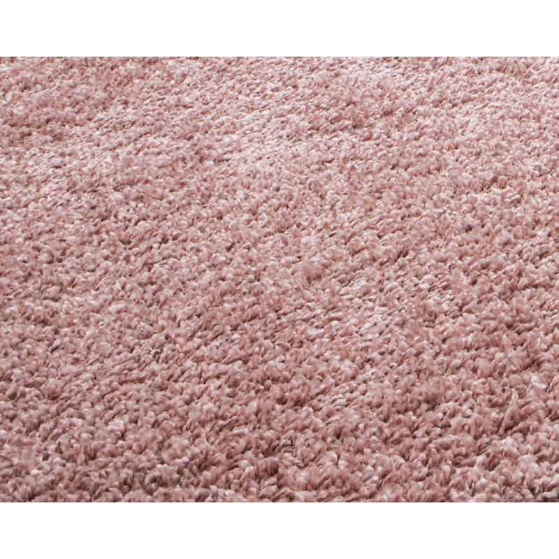 Adavia Shaggy Pink Rug, Rectangle 140 x 200cm