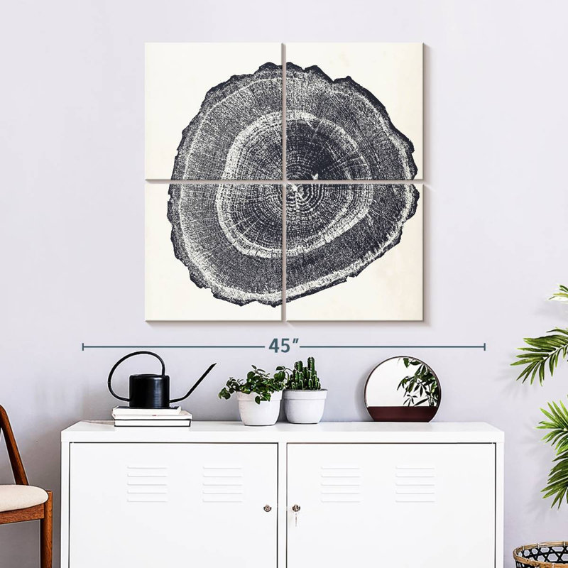 Harnek Tree Ring I, 32'' H x 32'' W