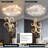 Low Profile Caged Ceiling Fan With Lights Remote Control, Embedded Modern Industrial Ceiling Fan-9079877