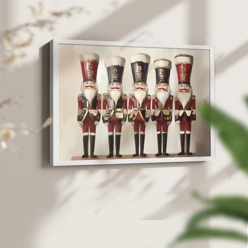 Art de Noël - CML XXIV - Reproduction encadrée - Restickable, H 11 po x l 14 po, Blanc