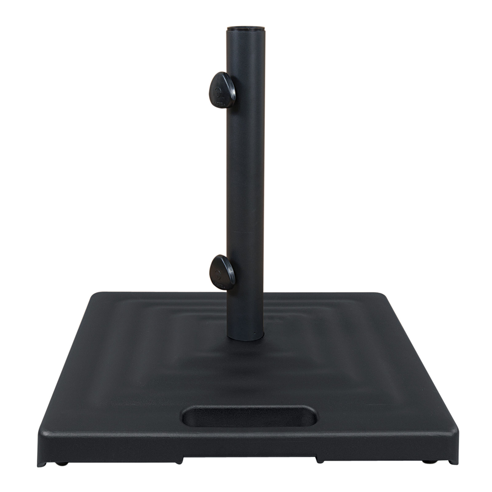 Monaco Square Umbrella Base with Wheels, Black