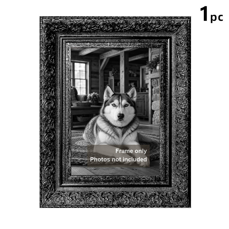 Cadre photo mural 11 pièces x 11 po 11 pièces pour photos de famille, Black, 1, 11" W x 14" H