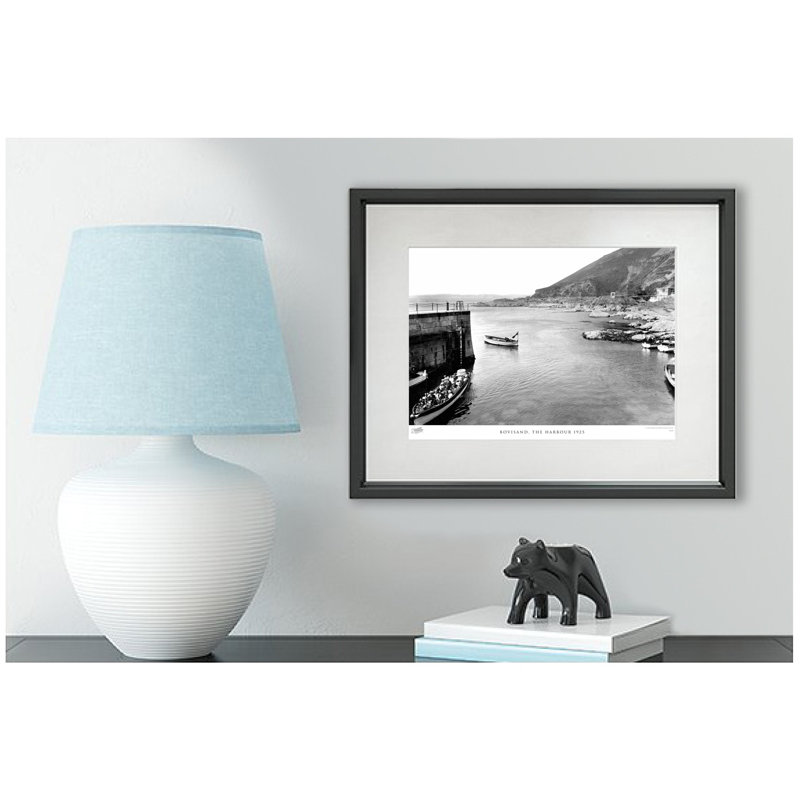 Bovisand, The Harbour 1925 - Single Picture Frame Print, 60cm H x 80cm W x 2.3cm D