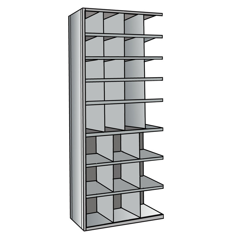 Hi-Tech 36'' W Metal Add-On Unit, 36"W x 24"D x 87"H