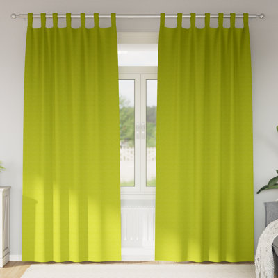 Curtains With Curtains 2 Pcs Polyester