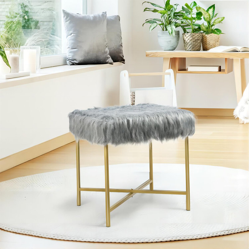 Tabouret décoratif, Gris