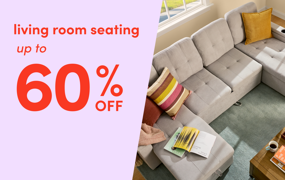 living room seating clearance